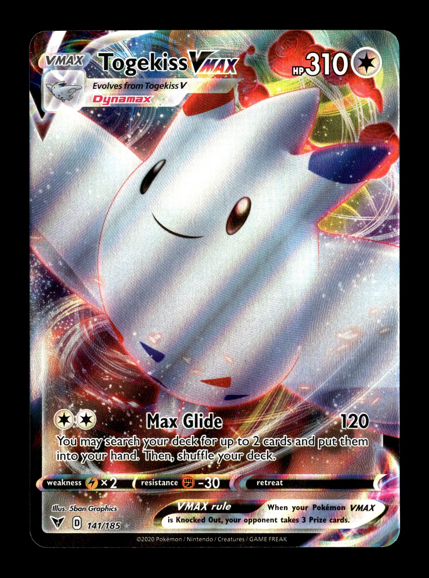 Pokemon Vivid Voltage Togekiss VMAX 141