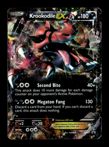 Pokemon XY Promo Krookodile EX XY25 - Heavily Played
