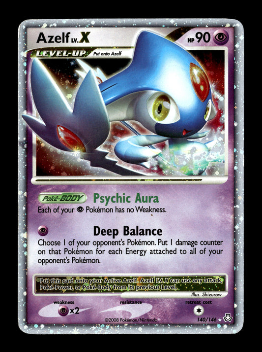 Pokemon Legends Awakened Azelf Lv.X 140 - Moderately Played