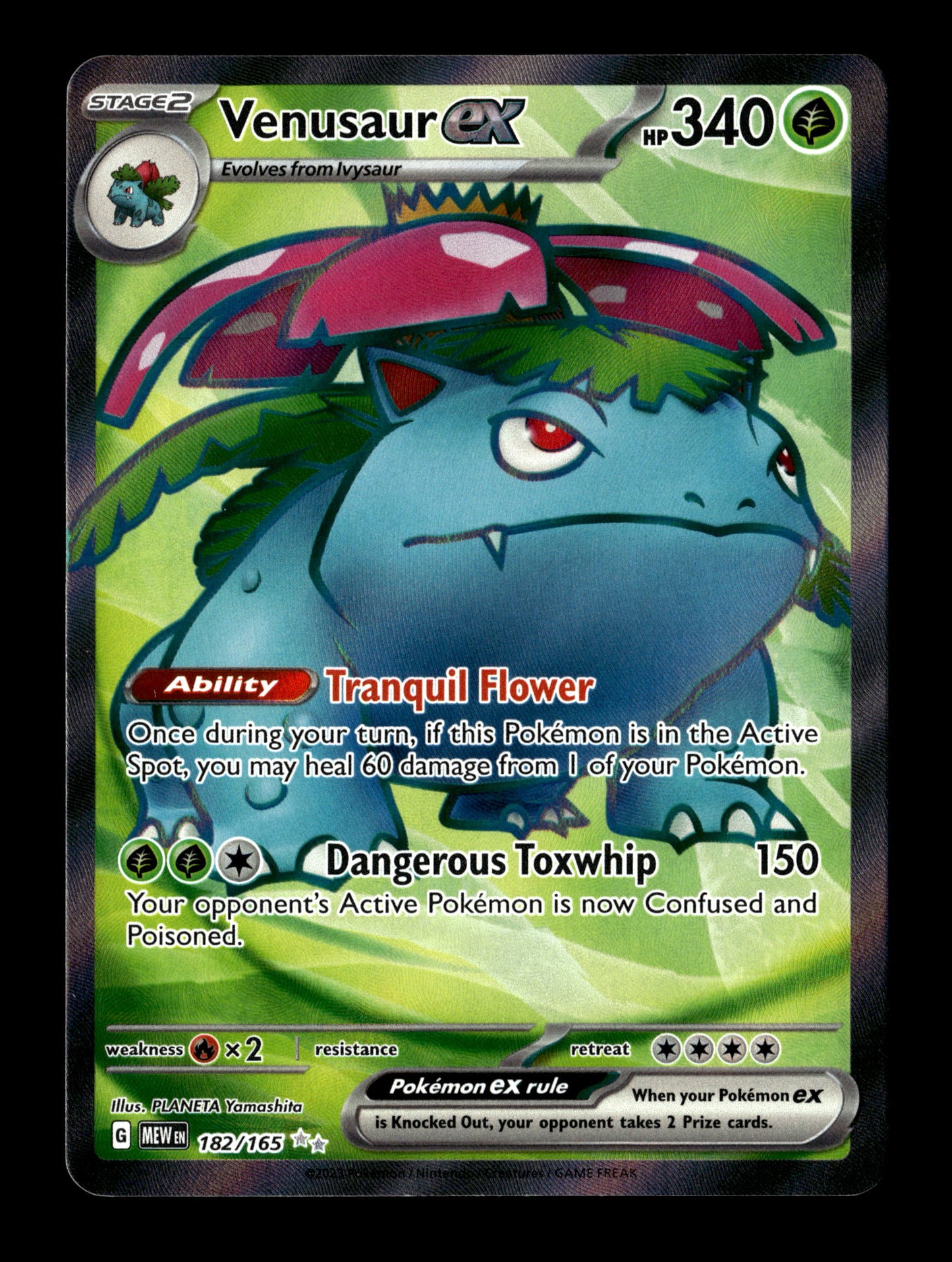 Pokemon 151 Venusaur ex 182