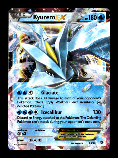 Pokemon Ancient Origins Kyurem EX 25 - Lightly Played