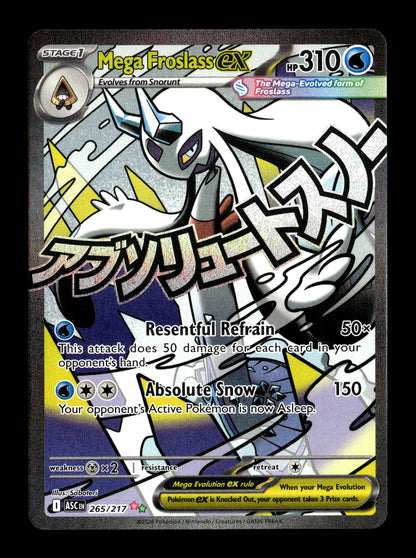 Pokemon Ascended Heroes Mega Froslass ex 265