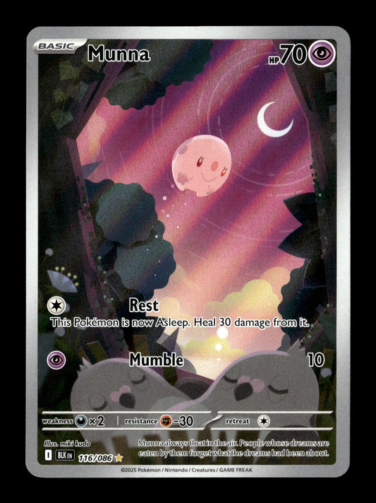 Pokemon Black Bolt Munna 116