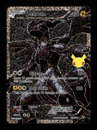 Pokemon Celebrations Zekrom 114
