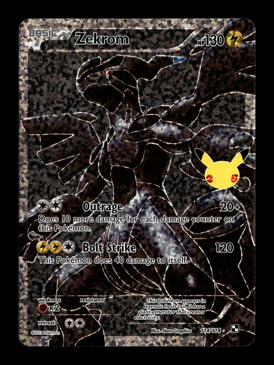 Pokemon Celebrations Zekrom 114