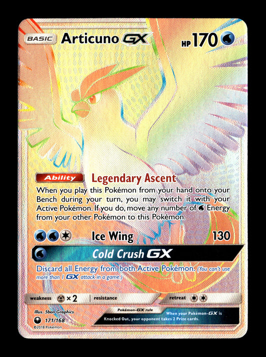 Pokemon Celestial Storm Articuno GX 171