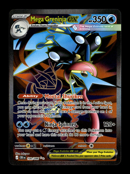 Pokemon Chaos Rising Mega Greninja ex 100