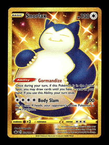 Pokemon Chilling Reign Snorlax 224