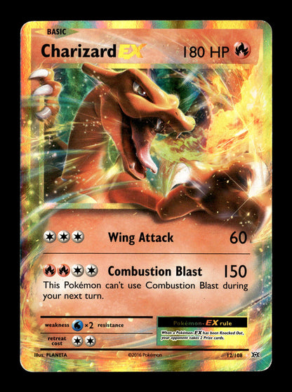 Pokemon Evolutions Charizard EX 12 - Moderately Played