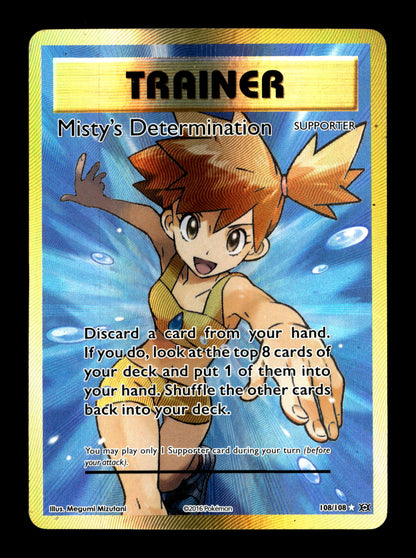 Pokemon Evolutions Misty's Determination 108 - Moderately Played