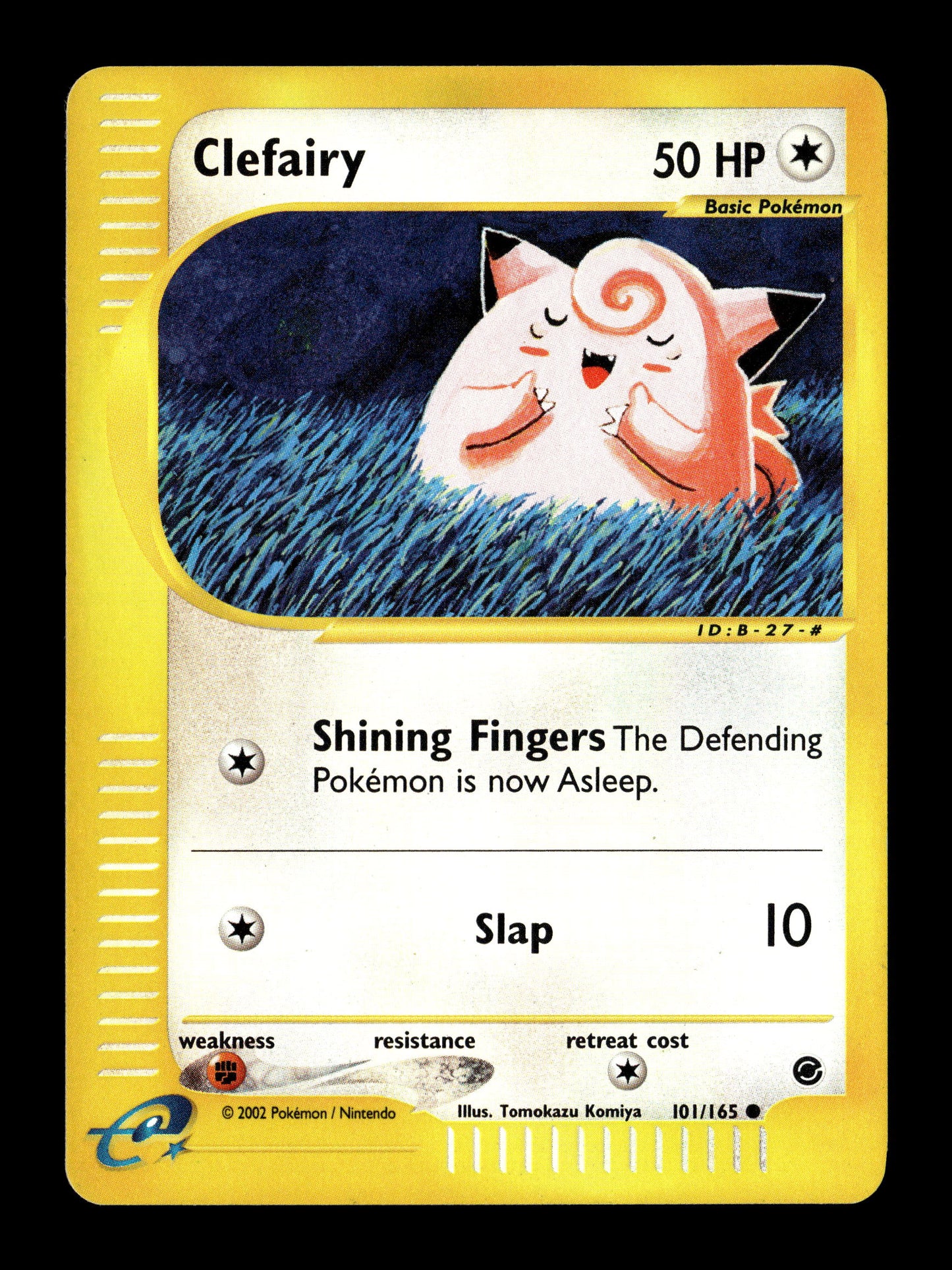 Pokemon Expedition Reverse Holo Clefairy 101 - Heavily Played