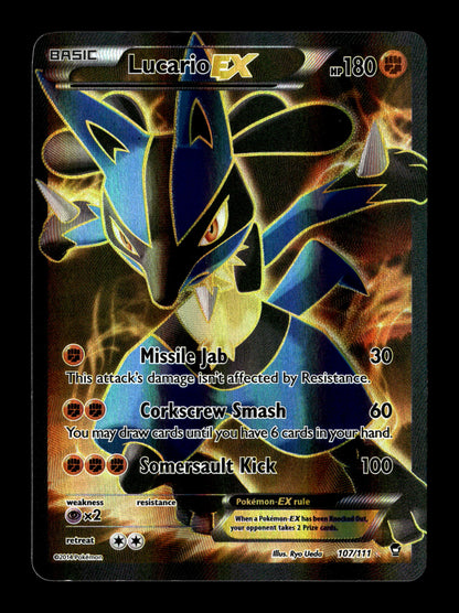 Pokemon Furious Fists Lucario EX 107 - Lightly Played