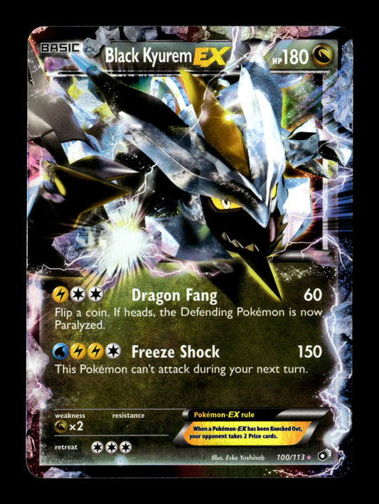 Pokemon Legendary Treasures Black Kyurem EX 100