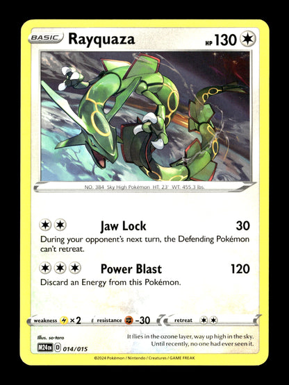 Pokemon McDonalds Promo 2024 Rayquaza 14