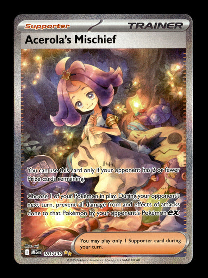 Pokemon Mega Evolution Acerola's Mischief 183