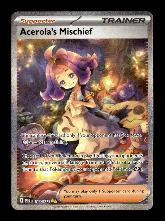 Pokemon Mega Evolution Acerola's Mischief 183