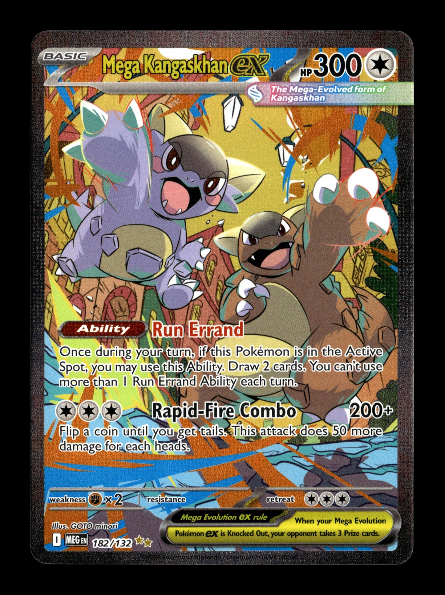 Pokemon Mega Evolution Mega Kangaskhan ex 182