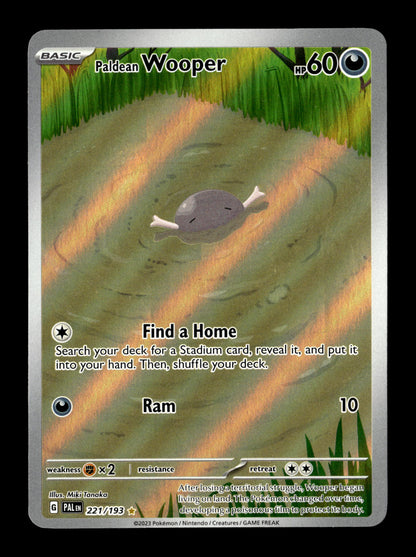 Pokemon Paldea Evolved Paldean Wooper 221