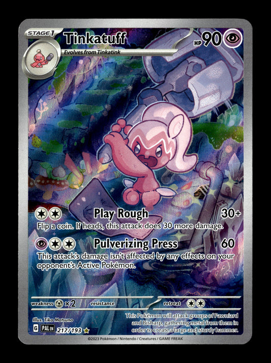 Pokemon Paldea Evolved Tinkatuff 217