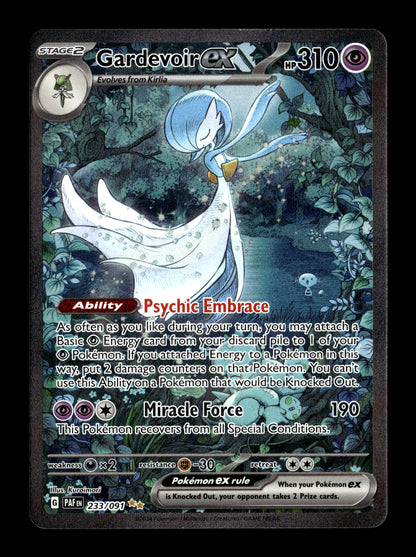 Pokemon Paldean Fates Gardevoir ex 233