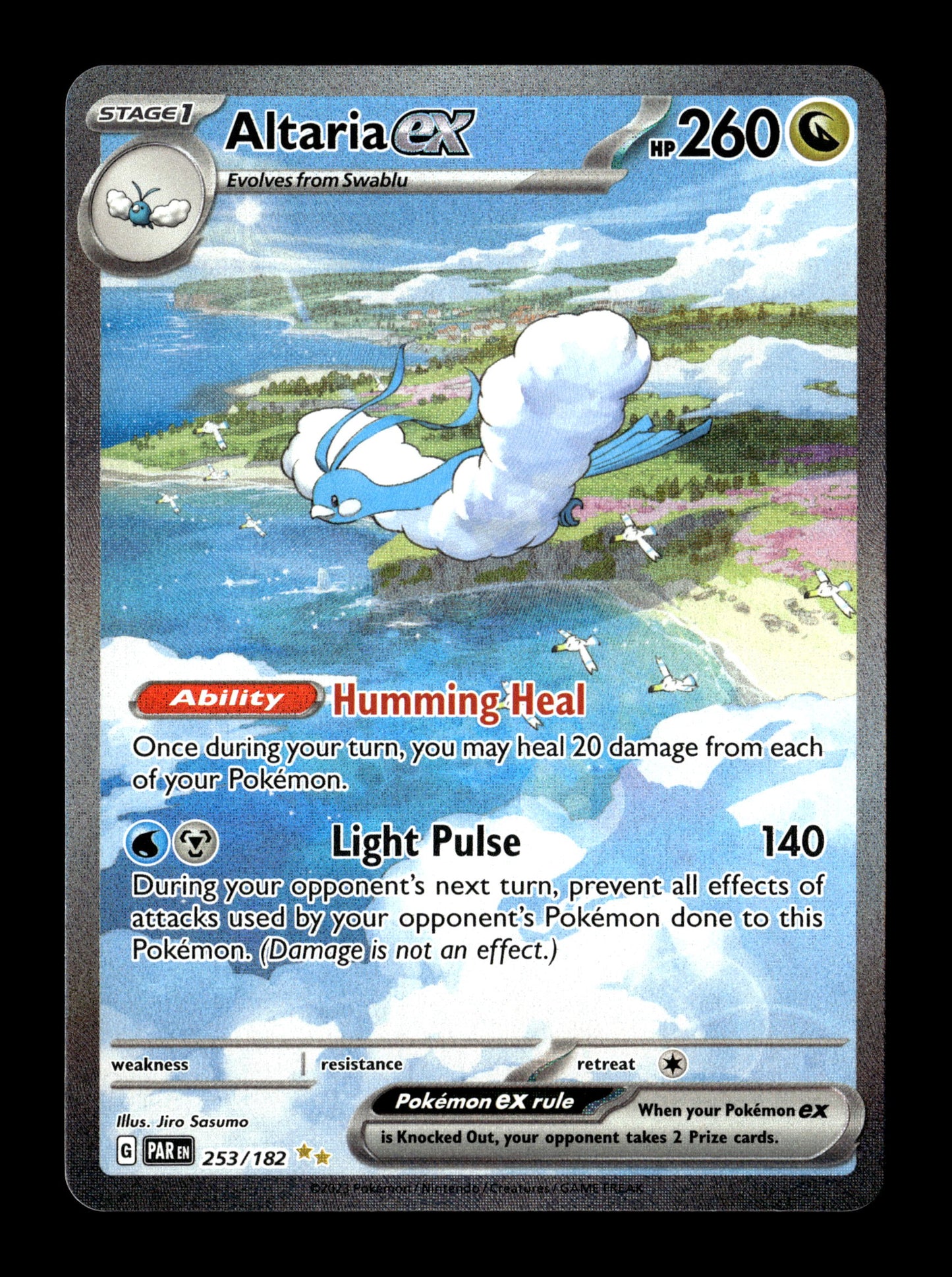 Pokemon Paradox Rift Altaria ex 253