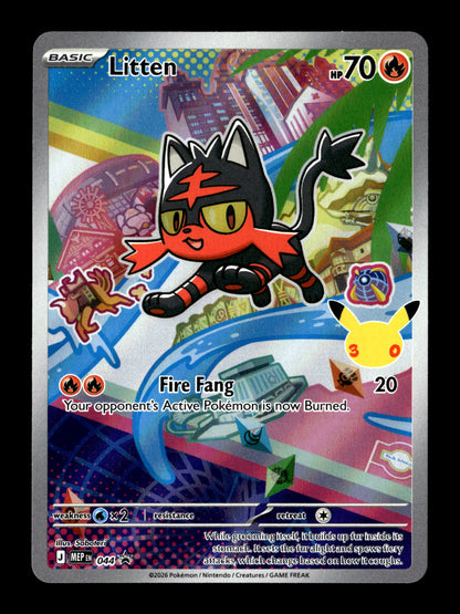 Pokemon Mega Evolution Promo Litten 44