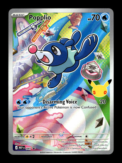 Pokemon Mega Evolution Promo Popplio 45
