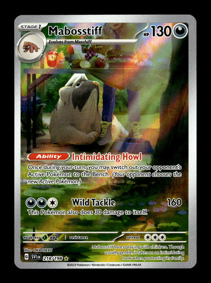 Pokemon Scarlet & Violet Mabosstiff 218