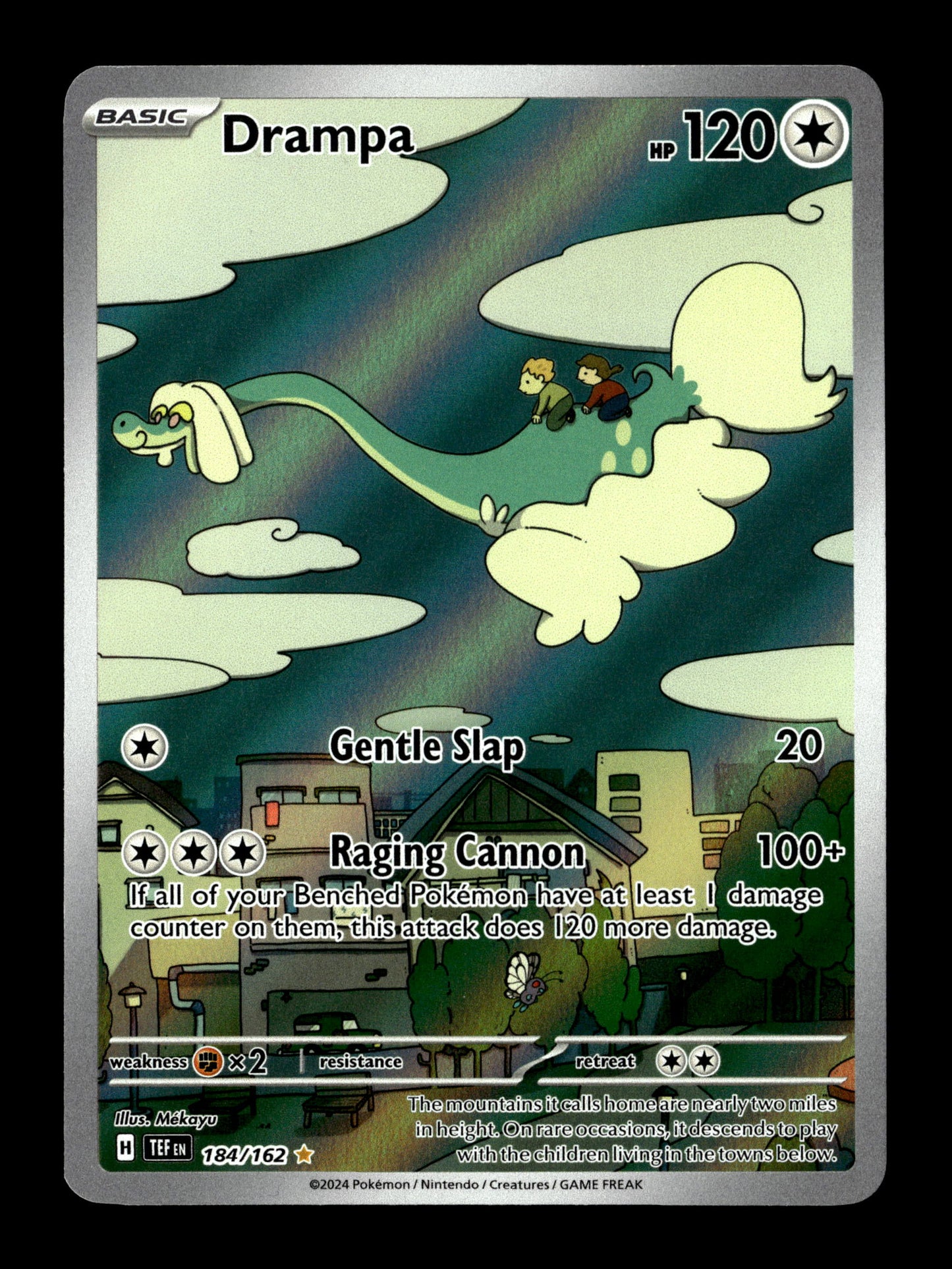 Pokemon Temporal Forces Drampa 184