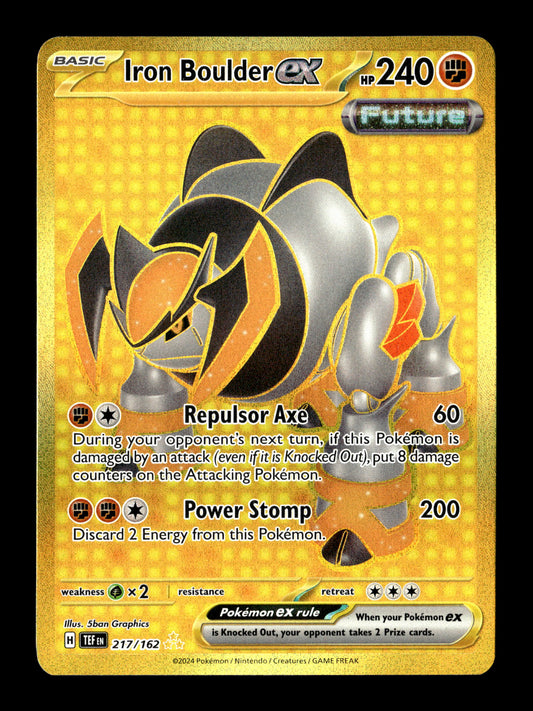 Pokemon Temporal Forces Iron Boulder ex 217