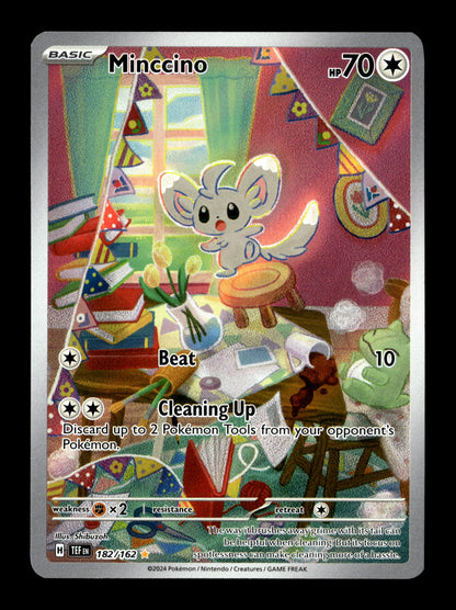 Pokemon Temporal Forces Minccino 182