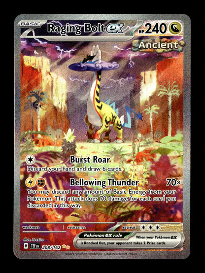 Pokemon Temporal Forces Raging Bolt ex 208
