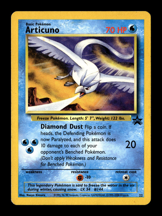 Pokemon WoTC Promo Articuno 22 - Lightly Played