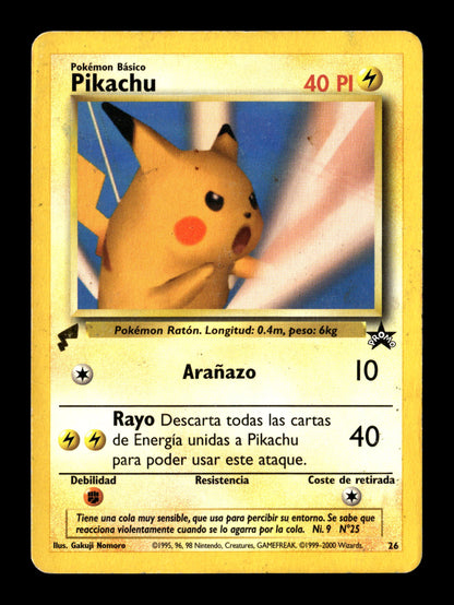 Pokemon WoTC Promo Pikachu 26 - Heavily Played