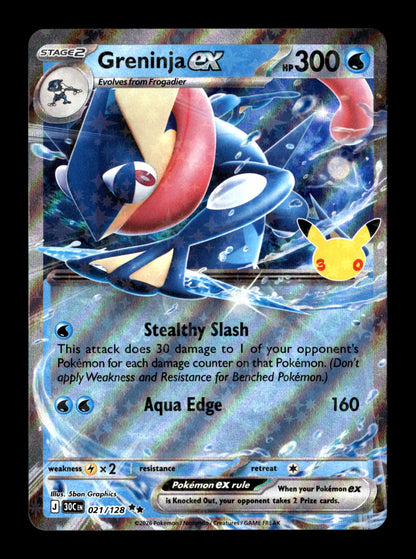 Pokemon 30th Celebration Greninja ex 021
