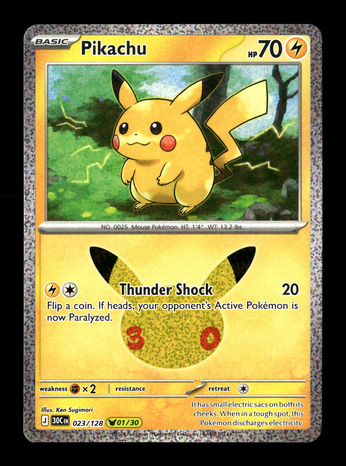 Pokemon 30th Celebration Pikachu 023