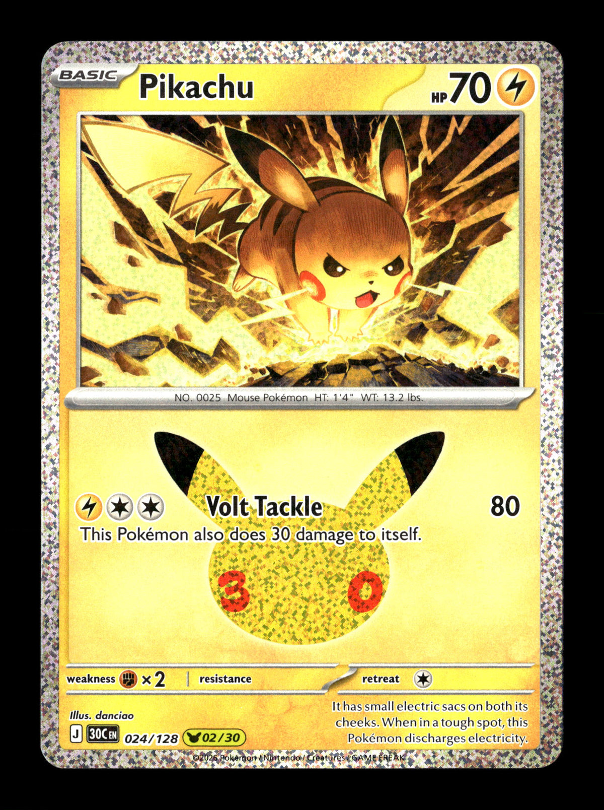 Pokemon 30th Celebration Pikachu 024