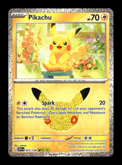 Pokemon 30th Celebration Pikachu 025