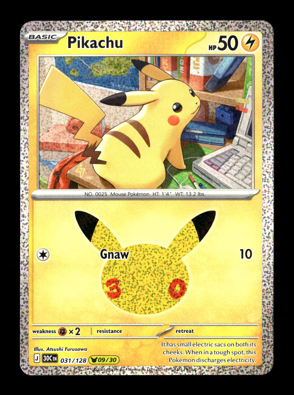 Pokemon 30th Celebration Pikachu 031