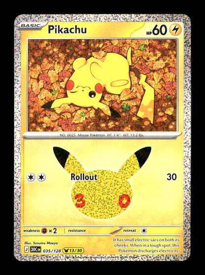 Pokemon 30th Celebration Pikachu 035