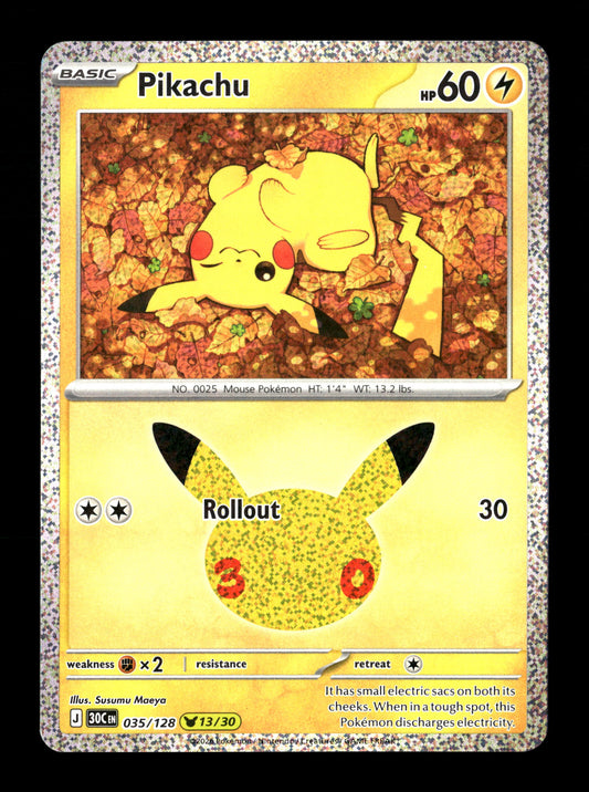 Pokemon 30th Celebration Pikachu 035
