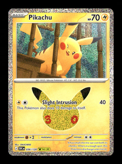 Pokemon 30th Celebration Pikachu 036