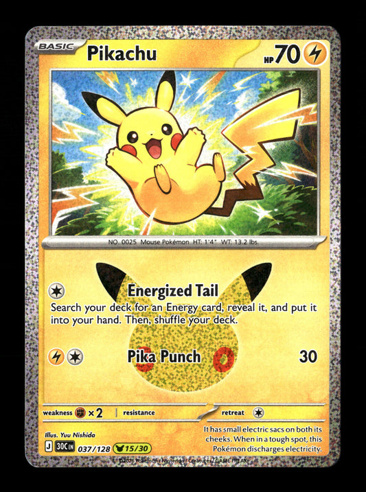Pokemon 30th Celebration Pikachu 037