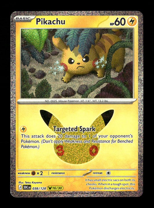 Pokemon 30th Celebration Pikachu 038