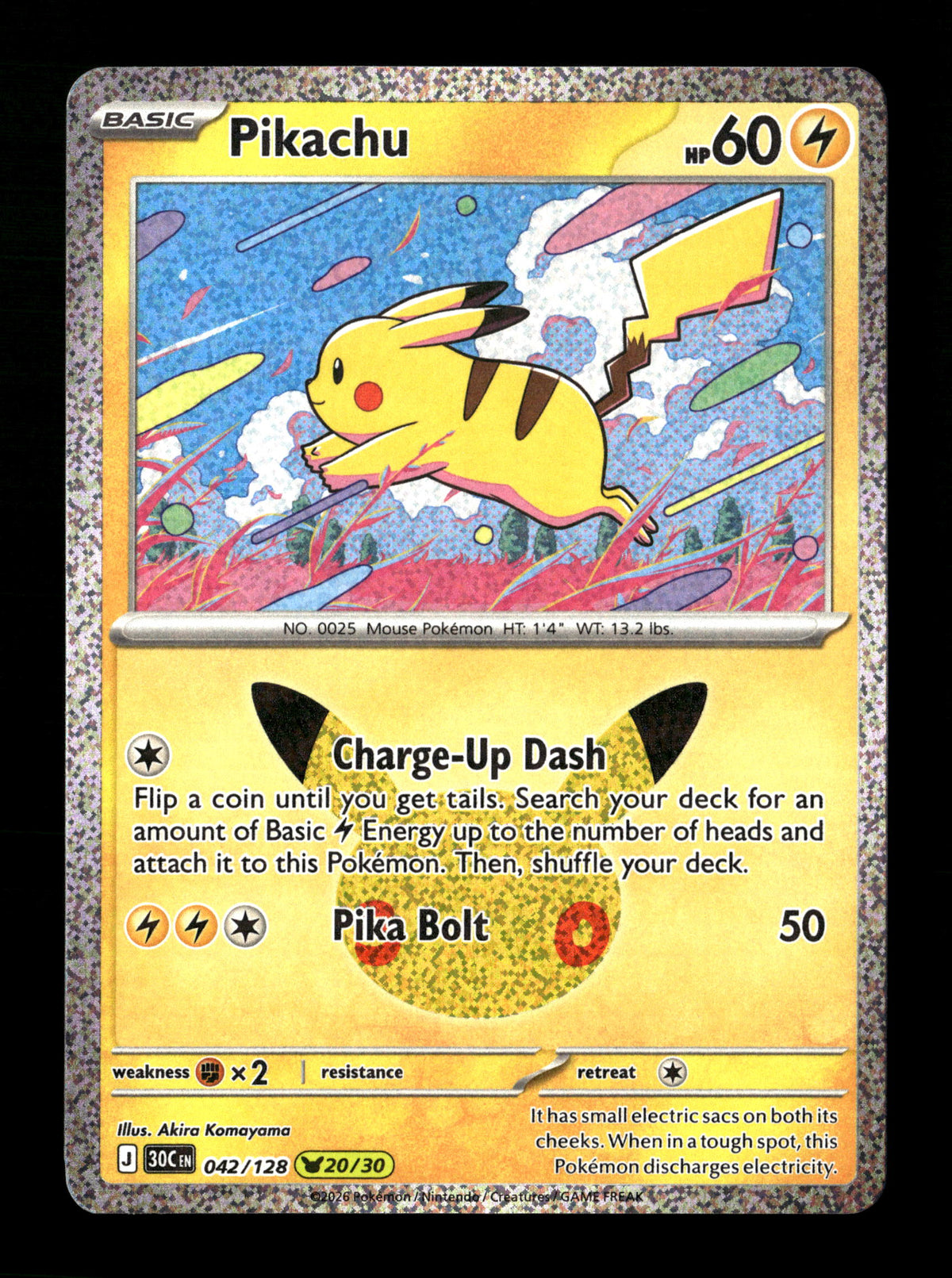 Pokemon 30th Celebration Pikachu 042