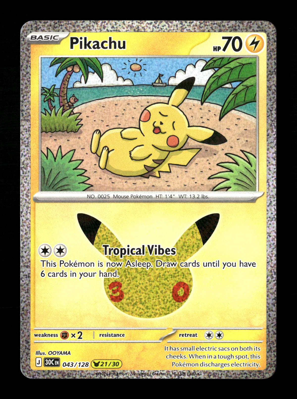 Pokemon 30th Celebration Pikachu 043