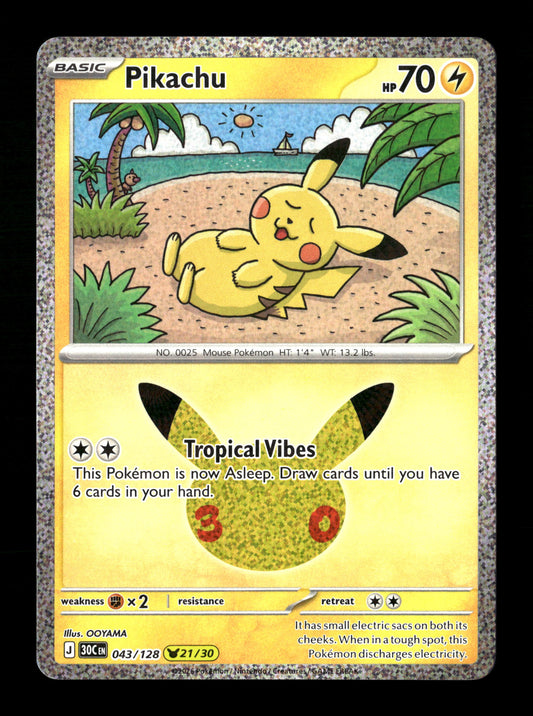 Pokemon 30th Celebration Pikachu 043