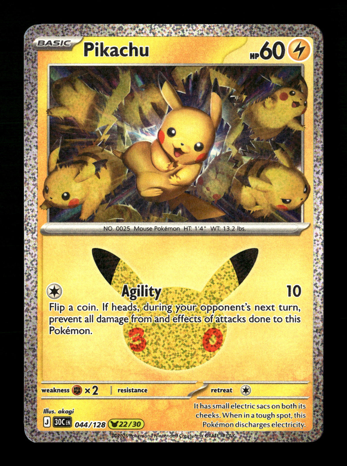 Pokemon 30th Celebration Pikachu 044