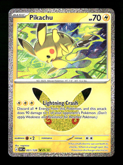 Pokemon 30th Celebration Pikachu 051