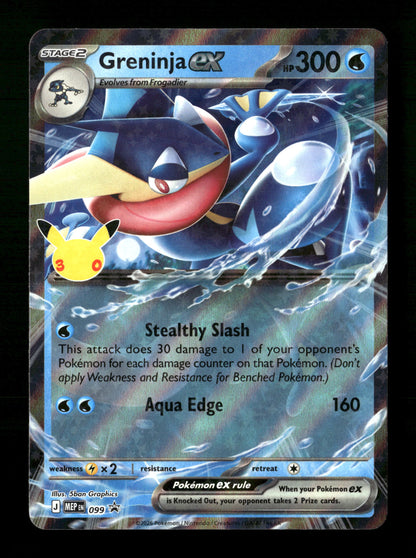Pokemon Mega Evolution Promo Greninja ex 099